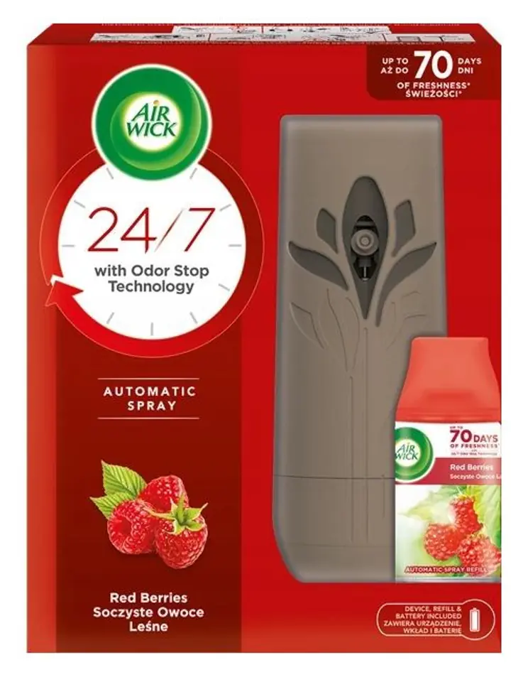 AIR WICK Freshmatic Soczyste Owoce Leśne Komplet 250ml w sklepie Wasserman.eu