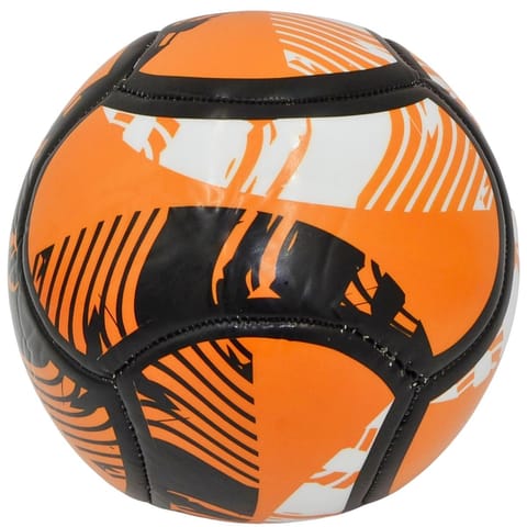 ⁨PIŁKA NOŻNA ENERO 6 PANELI R.2 POMARAŃCZOWO CZARNA⁩ w sklepie Wasserman.eu