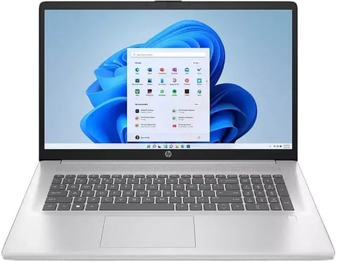 ⁨Notebook HP 17-CP2025DDX/BB (17.3"/R5 7520U /R610M/8GB/SSD512GB/W11H/Srebrny)⁩ w sklepie Wasserman.eu