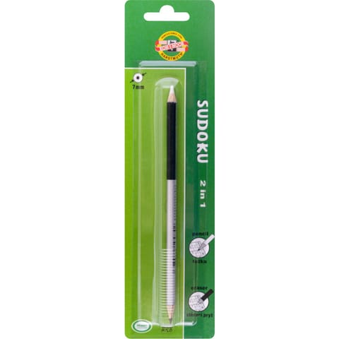 ⁨Ołówek grafitowo-gumowy 2B SUDOKU na blistrze 1350/ BL KOH-I-NOOR⁩ w sklepie Wasserman.eu