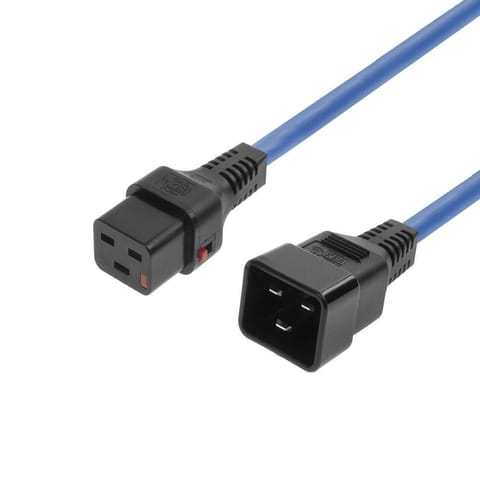 ⁨MicroConnect Powercord C19 IEC Lock - C20⁩ w sklepie Wasserman.eu