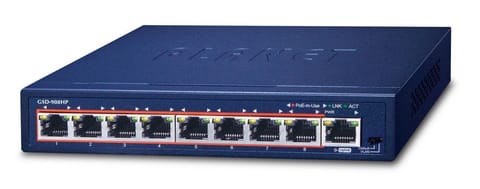 ⁨Planet 8-Port 10/100/1000 Gigabit⁩ w sklepie Wasserman.eu