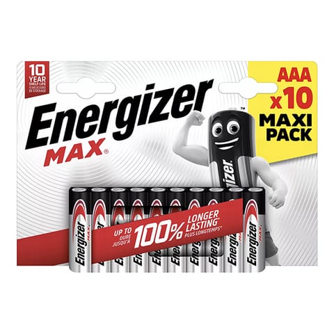 ⁨ENERGIZER MAX Jednorazowa alkaliczna baterie AAA, 10-pack⁩ w sklepie Wasserman.eu
