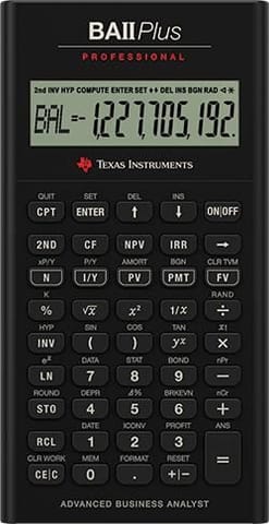 ⁨Texas Instruments Ba-Ii Plus Calculator Pocket⁩ w sklepie Wasserman.eu
