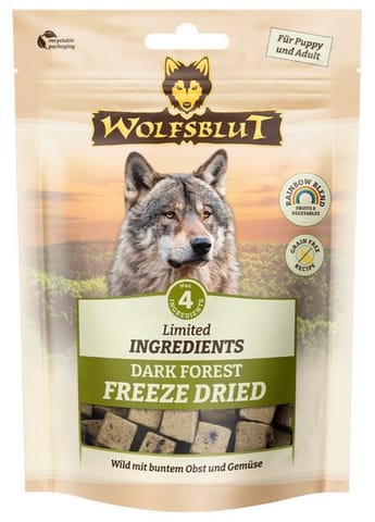 ⁨Wolfsblut Dog Limited Ingredients Freeze Dried Dark Forest - dziczyzna 40g⁩ w sklepie Wasserman.eu