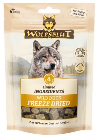 ⁨Wolfsblut Dog Limited Ingredients Freeze Dried Wild Duck - dzika kaczka 40g⁩ w sklepie Wasserman.eu