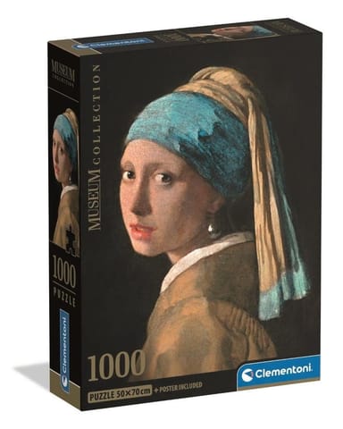 ⁨Puzzle 1000 Museum Vermeer: Girl With A Pearl Earr⁩ w sklepie Wasserman.eu