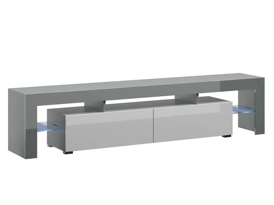 ⁨Cama TV stand TORO 200 grey/white gloss⁩ at Wasserman.eu