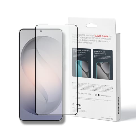 ⁨Crong 3D Armour Glass Lite - Hartowane szkło Full Glue do Samsung Galaxy S26⁩ w sklepie Wasserman.eu