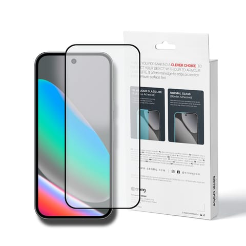 ⁨Crong 3D Armour Glass Lite - Hartowane szkło Full Glue do Google Pixel 9 / 10⁩ w sklepie Wasserman.eu