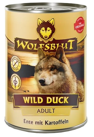 ⁨Wolfsblut Dog Wild Duck - kaczka i ziemniaki puszka 395g⁩ w sklepie Wasserman.eu