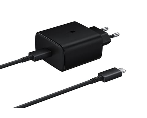 ⁨Ładowarka sieciowa Samsung EP-TA845EWE z kablem USB-C 45W 1.8m - czarna⁩ w sklepie Wasserman.eu