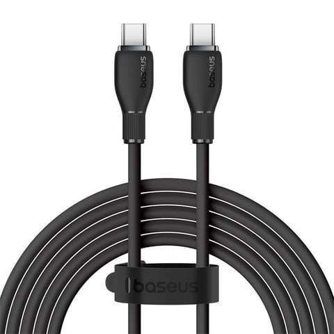 ⁨Kabel przewód USB-C Pudding Series 100W 1.2m - czarny⁩ w sklepie Wasserman.eu