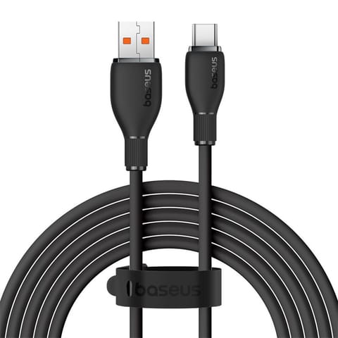 ⁨Kabel przewód USB-A - USB-C Pudding Series 100W 2m - czarny⁩ w sklepie Wasserman.eu
