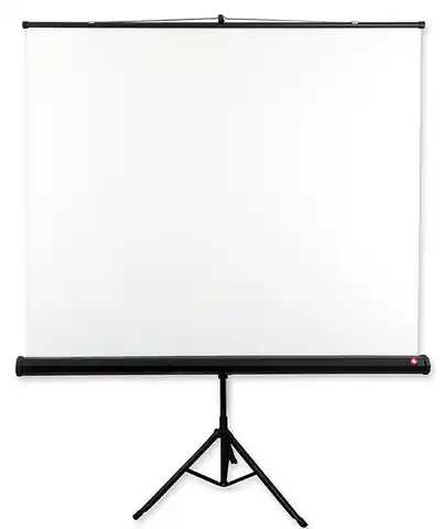 ⁨Ekran projekcyjny na stojaku AVTEK Tripod Standard 175 (rozwijane ręcznie; 175 x 175 cm; 1:1; 97”)⁩ w sklepie Wasserman.eu