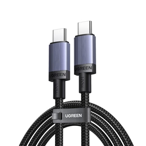 ⁨Kabel przewód USB-C PD do szybkiego ładowania 100W 0.5m - czarny⁩ w sklepie Wasserman.eu