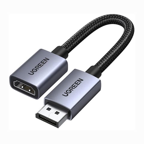 ⁨Adapter przejściówka jednokierunkowa DisplayPort - HDMI 4K 30Hz - czarny⁩ w sklepie Wasserman.eu