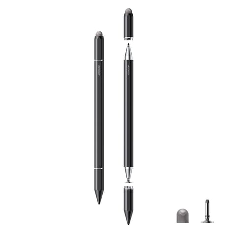 ⁨Rysik stylus pasywny magnetyczny pojemnościowy 3w1 JR-BP561 - czarny⁩ w sklepie Wasserman.eu