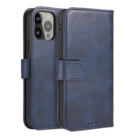 ⁨Etui pokrowiec z klapką do Samsung Galaxy S25 Magnet Case - niebieskie⁩ w sklepie Wasserman.eu