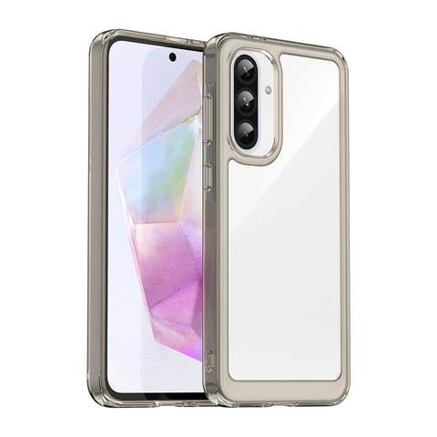 ⁨Etui pokrowiec z elastyczną ramką do Samsung Galaxy A56 Outer Space Case - półprzezroczyste⁩ w sklepie Wasserman.eu