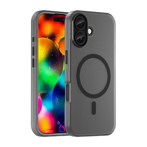 ⁨Etui case na iPhone 17 Magnetic Abrasive MagSafe - matowe czarne⁩ w sklepie Wasserman.eu