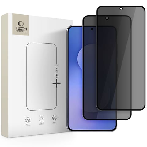 ⁨Szkło prywatyzujące na Samsung Galaxy S25 FE Glass Spy+ - 2 szt.⁩ w sklepie Wasserman.eu
