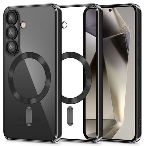 ⁨Etui case plecki na Samsung Galaxy S25 FE MagFlex MagSafe - czarne⁩ w sklepie Wasserman.eu