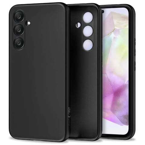 ⁨Etui pokrowiec na Samsung Galaxy S25 FE Icon - czarne⁩ w sklepie Wasserman.eu