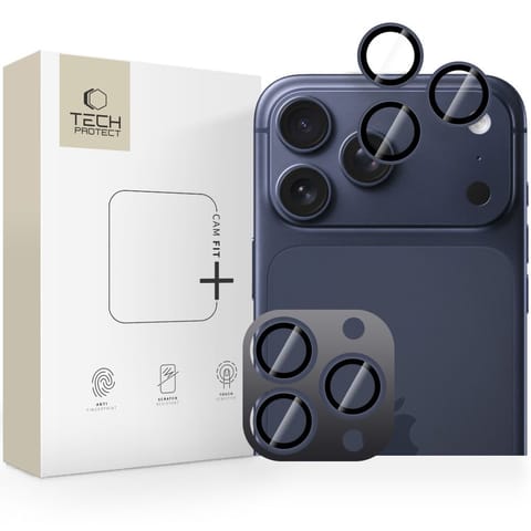 ⁨Osłona aparatu na iPhone 14 Pro / Max / 15 Pro / Max / 16 Pro / Max / 17 Pro / Max - niebieska⁩ w sklepie Wasserman.eu