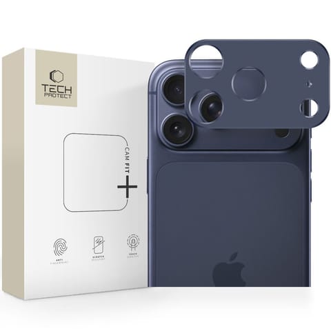 ⁨Osłona aparatu na iPhone 17 Pro Max Camalloy Fit+ - granatowe⁩ w sklepie Wasserman.eu
