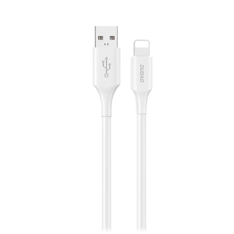 ⁨Kabel przewód USB-A - iPhone Lightning 6A 1.2m - biały⁩ w sklepie Wasserman.eu