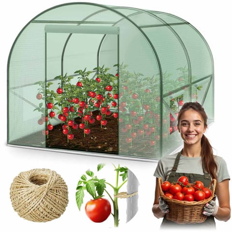 ⁨Tunel ogrodowy szklarnia ogrodowa 2 x 2 m (4m2) Plonos⁩ w sklepie Wasserman.eu