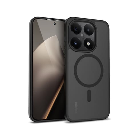 ⁨Crong Hybrid Matte Magnetic - Etui MagSafe Xiaomi 15T (czarny)⁩ w sklepie Wasserman.eu