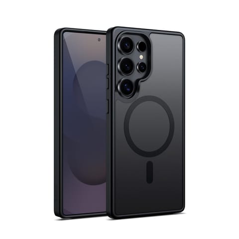 ⁨Crong Hybrid Matte Magnetic - Etui MagSafe Samsung Galaxy S25 Ultra (czarny)⁩ w sklepie Wasserman.eu