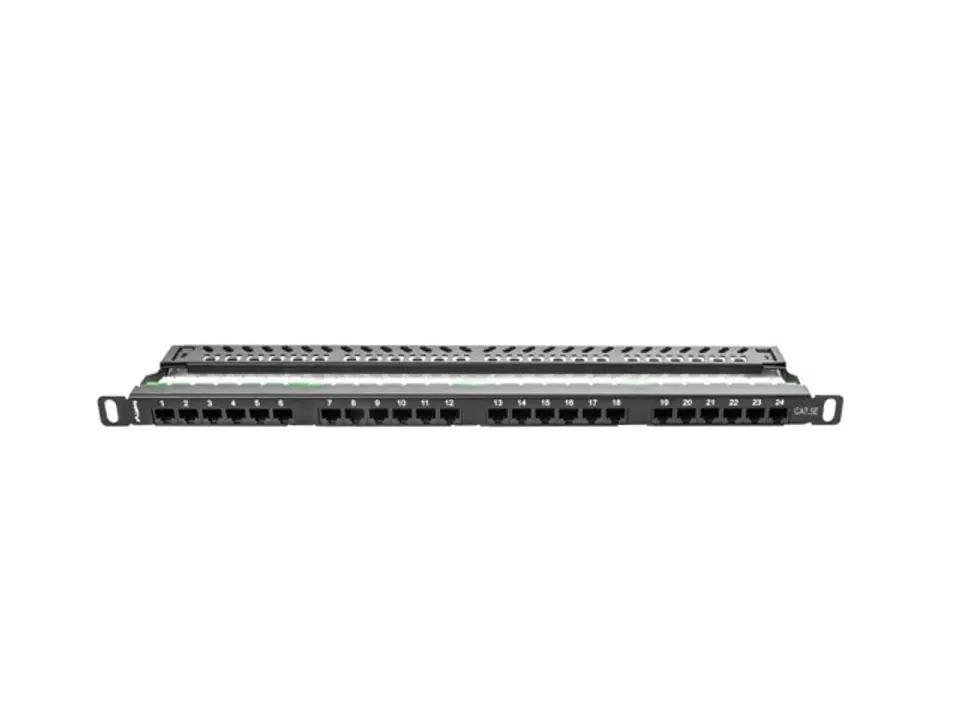 ⁨Lanberg PPU5-0024-B patch panel 0.5U⁩ at Wasserman.eu