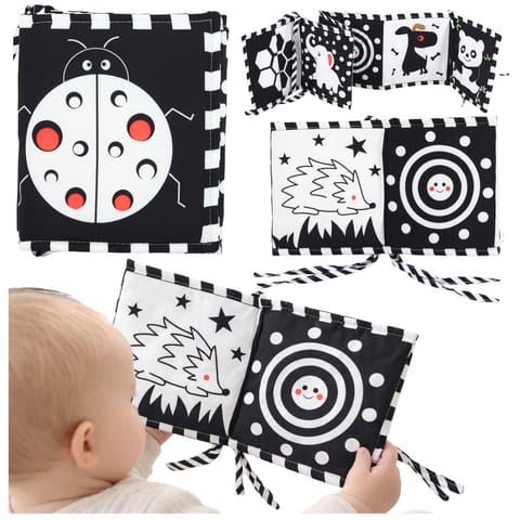 ⁨Rozkładana Książeczka Mata 2w1 Edukacyjna Kontrastowa Dwustronna⁩ w sklepie Wasserman.eu