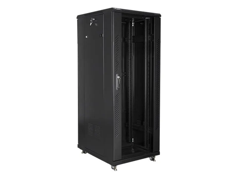 ⁨LANBERG STANDING RACK CABINET 19" 32U 600X800 BLACK⁩ at Wasserman.eu