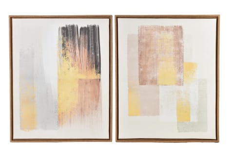 ⁨INGA Komplet 2 obrazów 40x50cm modern beżowy⁩ w sklepie Wasserman.eu