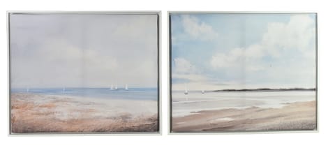 ⁨INGA Komplet 2 obrazów 40x50cm morze⁩ w sklepie Wasserman.eu