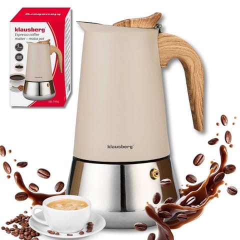 ⁨KAWIARKA ZAPARZACZ DO KAWY 450ml KLAUSBERG KB-7996 INDUKCJA⁩ w sklepie Wasserman.eu