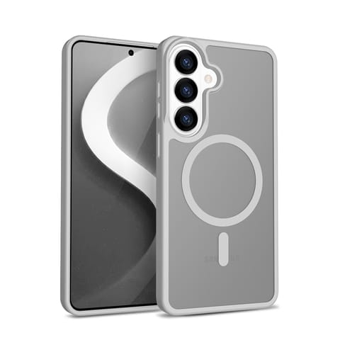 ⁨Crong Hybrid Matte Magnetic - Etui MagSafe Samsung Galaxy S26 (szary)⁩ w sklepie Wasserman.eu