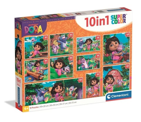 ⁨Puzzle 10w1 Dora The Explorer⁩ w sklepie Wasserman.eu