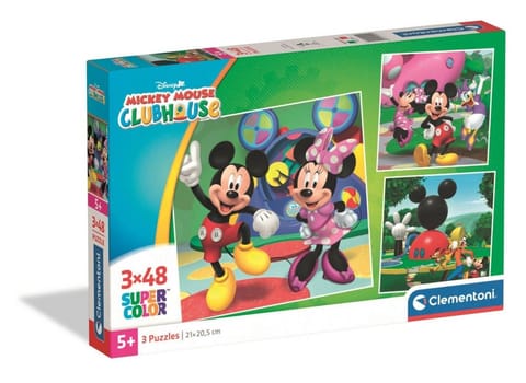 ⁨Puzzle 3x48 Mouse Clubhouse⁩ w sklepie Wasserman.eu