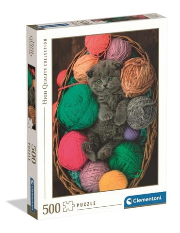 ⁨Puzzle 500 Fluffy Kitten⁩ w sklepie Wasserman.eu