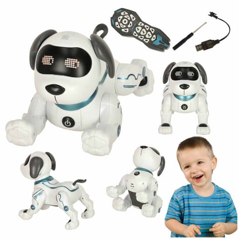 ⁨Pies piesek interaktywny zdalnie sterowany na pilota RC robot skacze śpiewa⁩ w sklepie Wasserman.eu