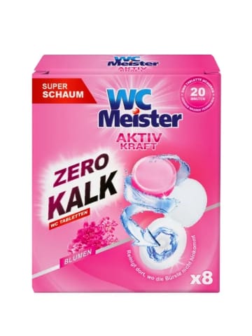 ⁨WC Meister Aktiv Kraft WC  Blumen Tabletki Odkamieniające 8 szt.⁩ w sklepie Wasserman.eu