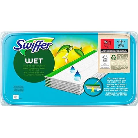⁨Swiffer Wkłady do Mopa Lemon 10 szt.⁩ w sklepie Wasserman.eu