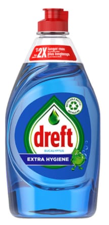 ⁨Dreft Extra Hygiene Eukalyptus Płyn do Naczyń 430 ml⁩ w sklepie Wasserman.eu