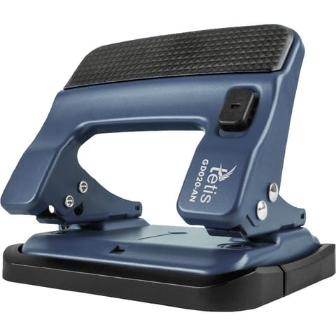 ⁨Dziurkacz metalowy 30k niebieski GD020-AN TETIS⁩ w sklepie Wasserman.eu