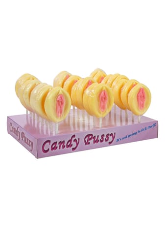 ⁨Candyprints Lizak na patyku Rożowy 42g motyw prezentowy⁩ w sklepie Wasserman.eu